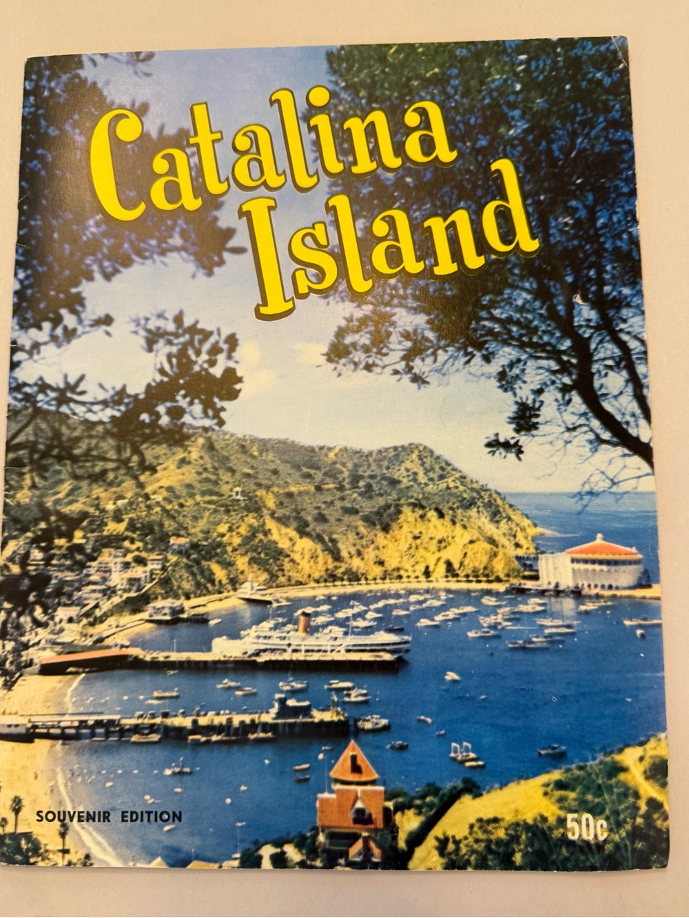 VTG 1951 Catalina Island Souvenir Edition California Travel Booklet MCM Decor